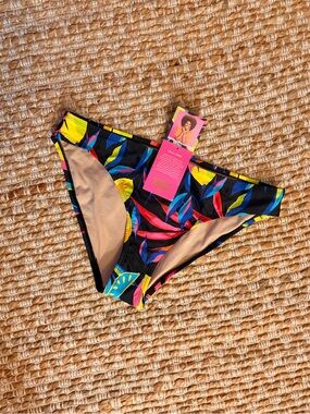 Tabitha Brown (Target)Neon Tropical print Bikini Bottom. Women’s large swimwear